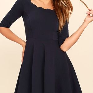 Lulus Navy Blue dress